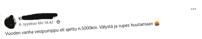 Huutavavesipumppu