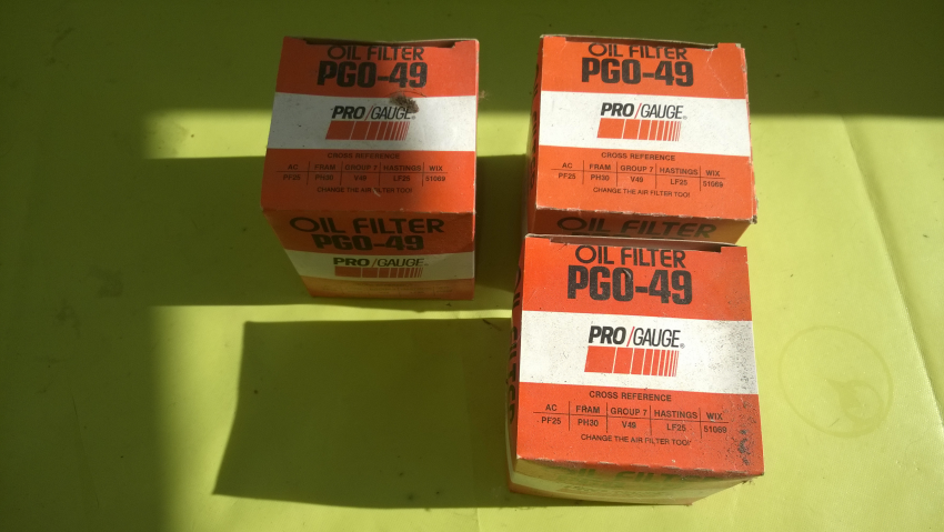 ProGauge PGO 49 öljyn suodatin chev lyhyt