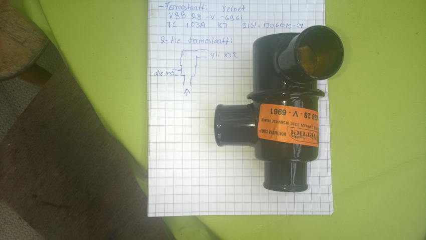 Termostaatti Lada 2101 83C OEM nro 2101 1306010 tai tarvike 85989